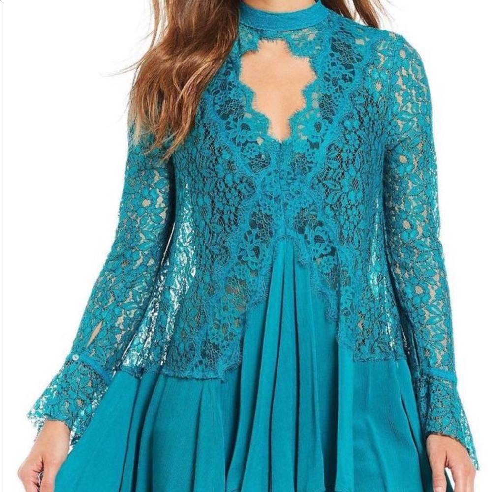 NWT Free People lace tunic. So pretty!!!!